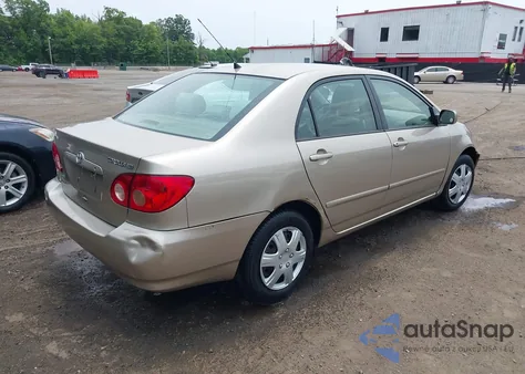 2008 Toyota Corolla Le z USA, uszkodzony, nr VIN 2T1BR30E08C937234